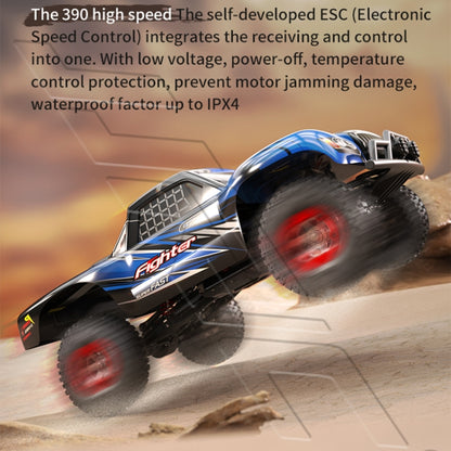 JJR/C Q39A 2.4G Four-wheel Drive High-speed Climbing Carbon Brush Motor RC Off-road Vehicle, Q39A (Blue)