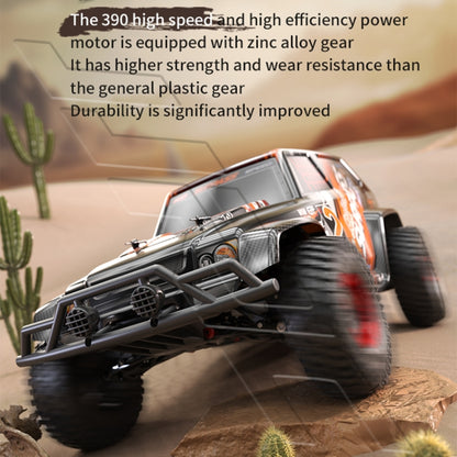 JJR/C Q39B 2.4G Four-wheel Drive High-speed Climbing Carbon Brush Motor RC Jeep, Q39B (Red), Q39B (Orange)