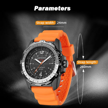 NORTH EDGE EVOQUE2 Outdoor Waterproof Solar Charging Sports Watch, EVOQUE2