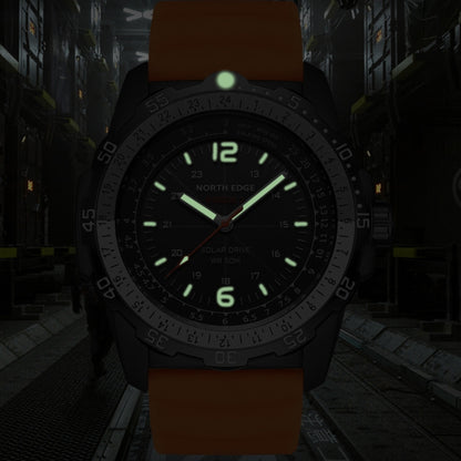 NORTH EDGE EVOQUE2 Outdoor Waterproof Solar Charging Sports Watch, EVOQUE2