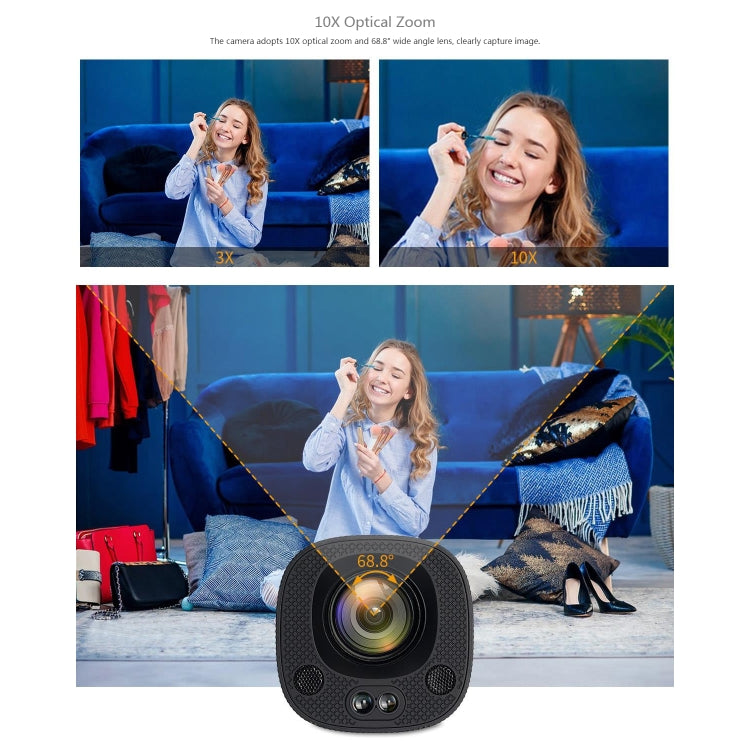 FEELWORLD HV10X Professional Streaming Camera Full HD 1080P 60fps USB 3.0 HDMI, UK Plug, US Plug, EU Plug, AU Plug