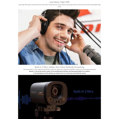 FEELWORLD HV10X Professional Streaming Camera Full HD 1080P 60fps USB 3.0 HDMI, UK Plug, US Plug, EU Plug, AU Plug