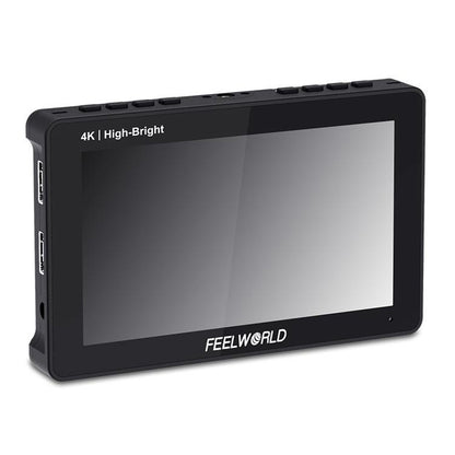 FEELWORLD F5 ProX 5.5 inch 1600nit High Bright Touch Screen DSLR Camera Field Monitor 4K HDMI F970 Install and Power Kit, F5 ProX