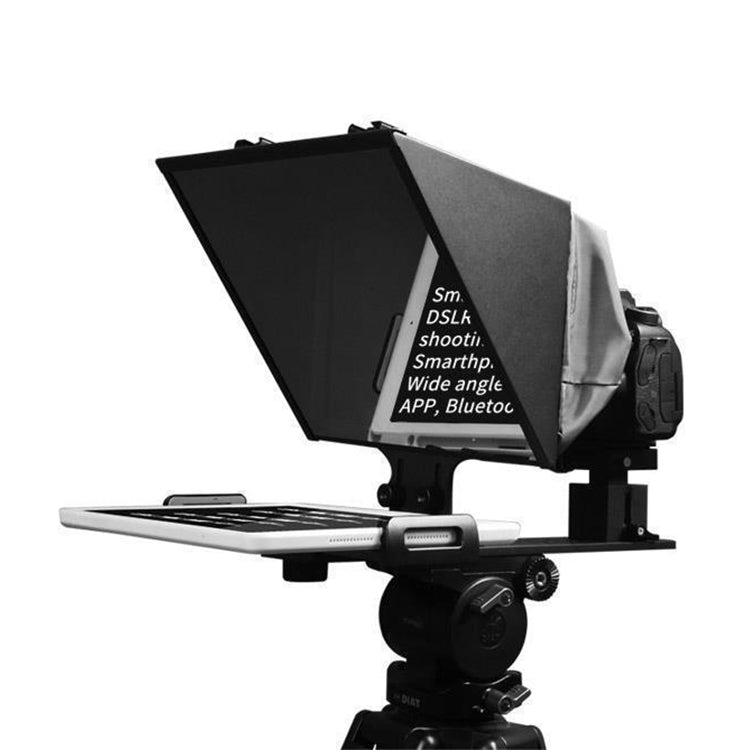 FEELWORLD TP13A Wide Angle Teleprompter for 11 inch Smartphones / Tablets Prompting Smartphone DSLR Recording APP Remote Control, TP13A