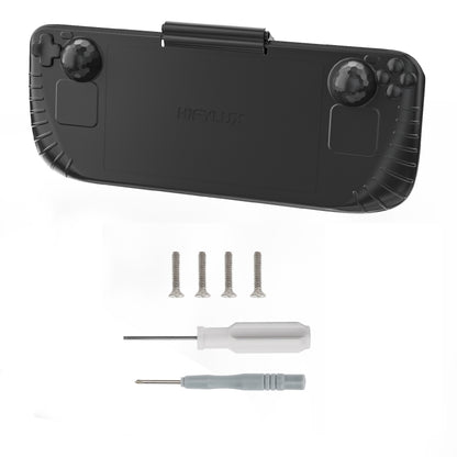 Hifylux 3 in 1 Gaming Console Protector Guard Monitor Cover Sun Hood Kickstand Holder Mount, For Steam Deck