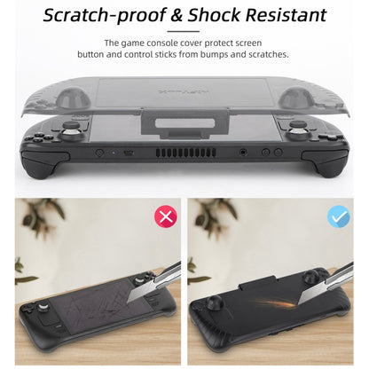 Hifylux 3 in 1 Gaming Console Protector Guard Monitor Cover Sun Hood Kickstand Holder Mount, For Steam Deck