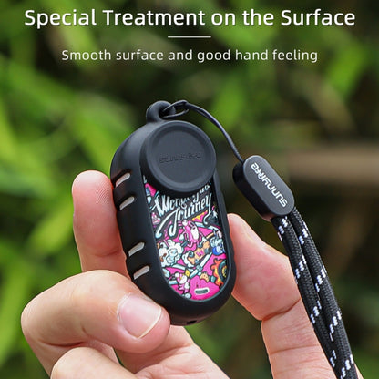Sunnylife Cooling Silicone Case Stickers Skin Wrap Lens Cover with Neck Strap, For Insta360 GO 3