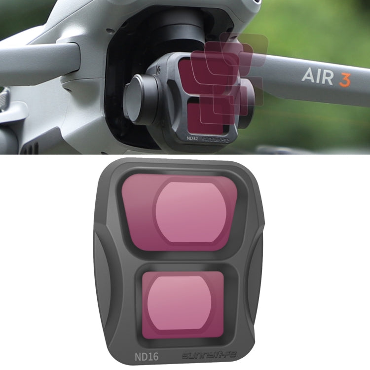 For DJI Air 3 Sunnylife Camera Lens Filter, MRC UV, ND4, ND8, ND16, ND32, ND4/PL, CPL, 3 in 1 CPL ND8 ND16, 4 in 1 ND4/PL ND8/PL ND16/PL ND32/PL, 4 in 1 ND4 ND8 ND16 ND32, 4 in 1 MCUV CPL ND4 ND8, 6 in 1 MCUV CPL ND4 ND8 ND16 ND32