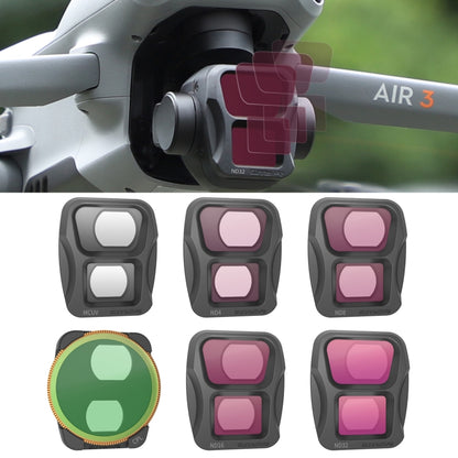 For DJI Air 3 Sunnylife Camera Lens Filter, MRC UV, ND4, ND8, ND16, ND32, ND4/PL, CPL, 3 in 1 CPL ND8 ND16, 4 in 1 ND4/PL ND8/PL ND16/PL ND32/PL, 4 in 1 ND4 ND8 ND16 ND32, 4 in 1 MCUV CPL ND4 ND8, 6 in 1 MCUV CPL ND4 ND8 ND16 ND32