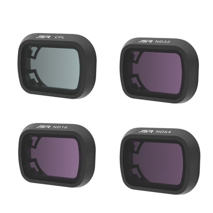 For DJI Mini 4 Pro JSR KB Series Drone Camera Lens Filter, MRC UV, CPL, ND8, ND16, ND32, ND64, ND256, ND1000, ND8PL, ND16PL, ND32PL, ND64PL, NIGHT, STAR, 3 in 1 CPL ND8 ND16, 3 in 1 ND16 ND64 ND256, 4 in 1 NDPL, 4 in 1 CPL ND16/32/64