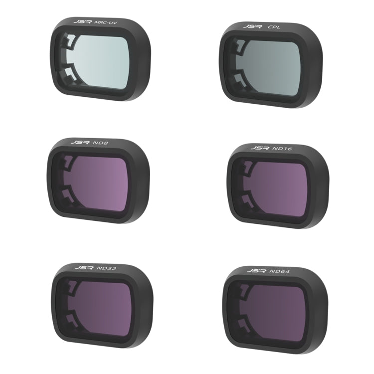 For DJI Mini 4 Pro JSR KB Series Drone Camera Lens Filter, MRC UV, CPL, ND8, ND16, ND32, ND64, ND256, ND1000, ND8PL, ND16PL, ND32PL, ND64PL, NIGHT, STAR, 3 in 1 CPL ND8 ND16, 3 in 1 ND16 ND64 ND256, 4 in 1 NDPL, 4 in 1 CPL ND16/32/64
