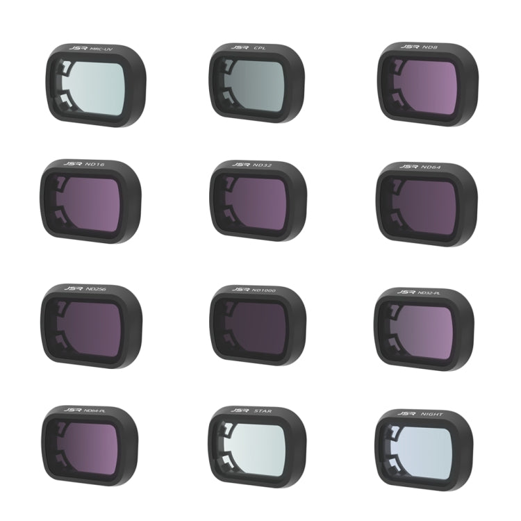 For DJI Mini 4 Pro JSR KB Series Drone Camera Lens Filter, MRC UV, CPL, ND8, ND16, ND32, ND64, ND256, ND1000, ND8PL, ND16PL, ND32PL, ND64PL, NIGHT, STAR, 3 in 1 CPL ND8 ND16, 3 in 1 ND16 ND64 ND256, 4 in 1 NDPL, 4 in 1 CPL ND16/32/64