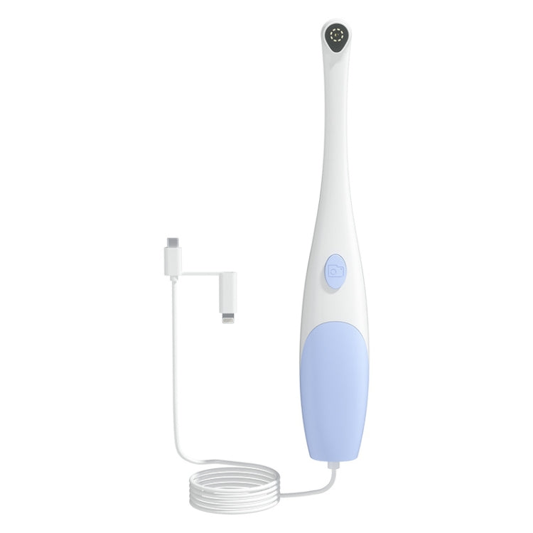 AN109 8LEDs 3.0MP 2 in 1 Visible Oral Endoscope, 2 in 1 (Purple)