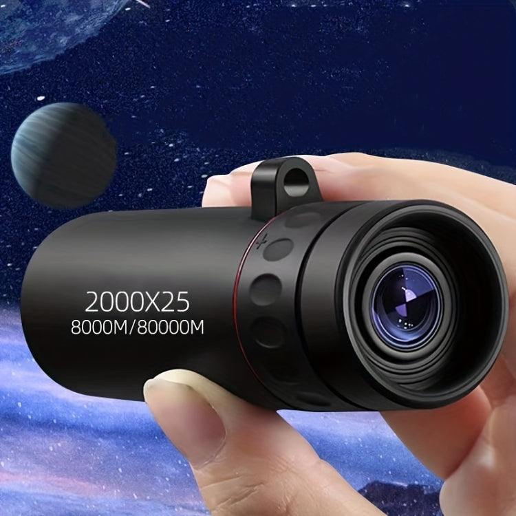 2000x25 3.6 inch 12x HD Magnification Monocular High Power Telescope, 2000x25