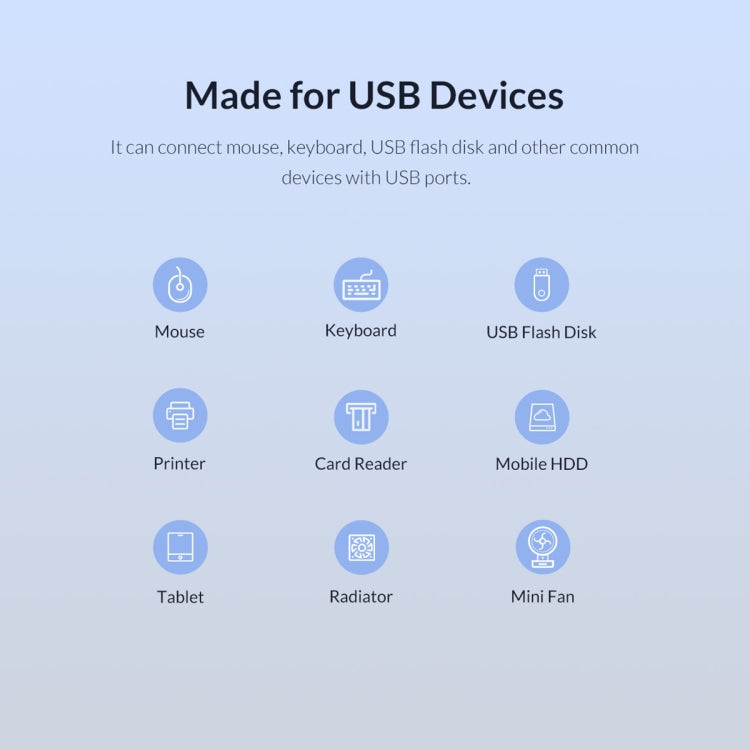 ORICO BT2U3-7AB-GY-BP 7 Ports USB 3.0 HUB with Individual Switches, 7AB