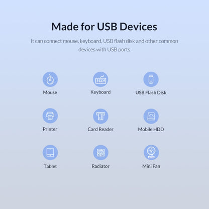 ORICO BT2U3-7AB-GY-BP 7 Ports USB 3.0 HUB with Individual Switches, 7AB