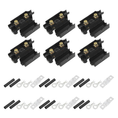 6 in 1 For Dual Battery Systems ANS Car Fuse Holder Fuse Box Kit, 30A, 40A, 50A, 60A, 80A, 100A, 120A, 150A