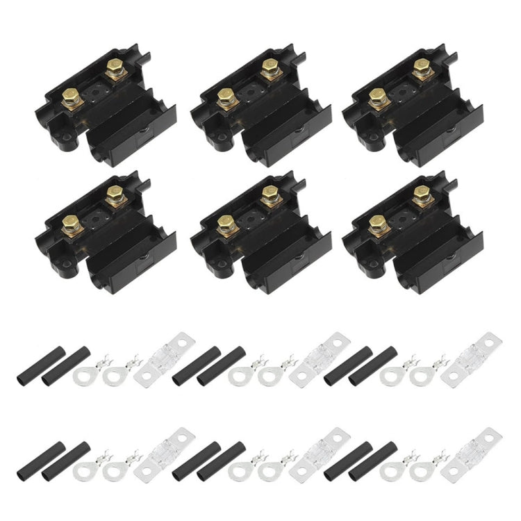 6 in 1 For Dual Battery Systems ANS Car Fuse Holder Fuse Box Kit, 30A, 40A, 50A, 60A, 80A, 100A, 120A, 150A