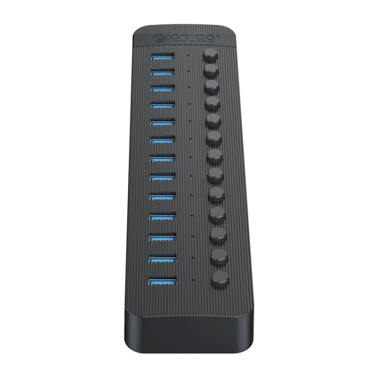 ORICO CT2U3-13AB Plastic Stripes 13 Ports USB 3.0 HUB with Individual Switches, AU Plug, EU Plug, UK Plug, US Plug