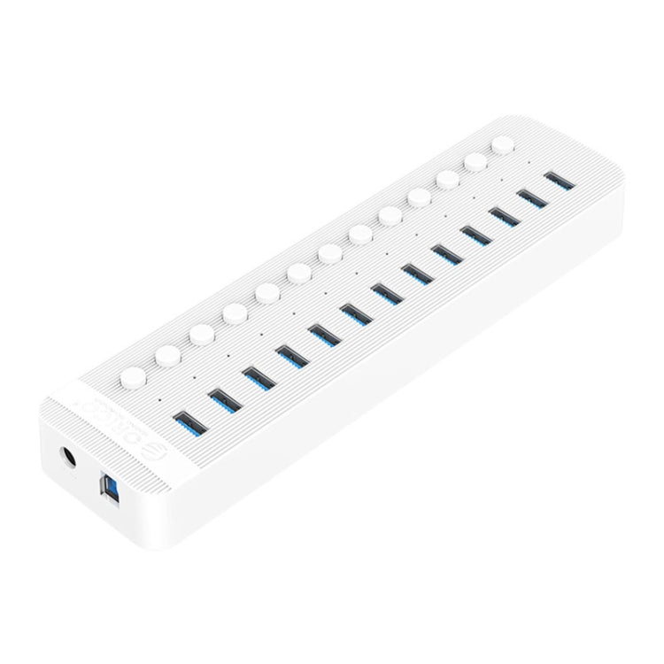 ORICO CT2U3-13AB Plastic Stripes 13 Ports USB 3.0 HUB with Individual Switches, AU Plug, EU Plug, UK Plug, US Plug
