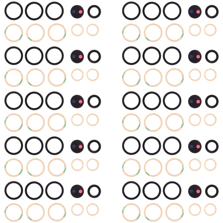 10set Back Camera Lens, For Samsung Galaxy M54 SM-M546B, For Samsung Galaxy M14 SM-M146B, For Samsung Galaxy A24 4G SM-A245F, For Samsung Galaxy F04 SM-E045F, For Samsung Galaxy A14 SM-A145F, For Samsung Galaxy M04 SM-M045F...