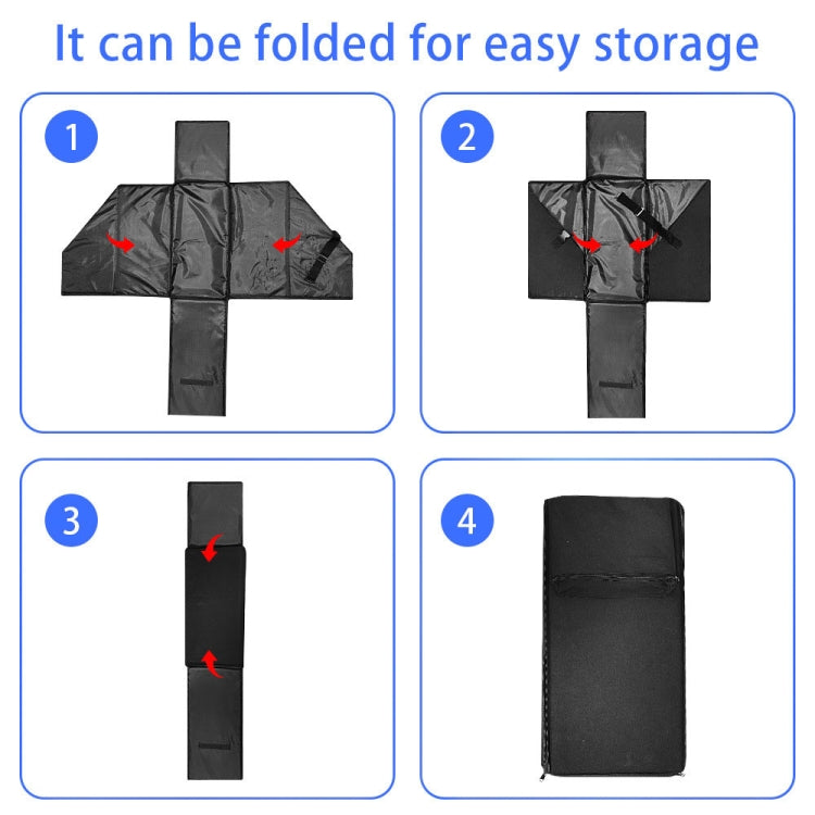 Oxford Cloth Car Trunk Folding Bicycle Storage Box, without Dust Cover, with Dust Cover