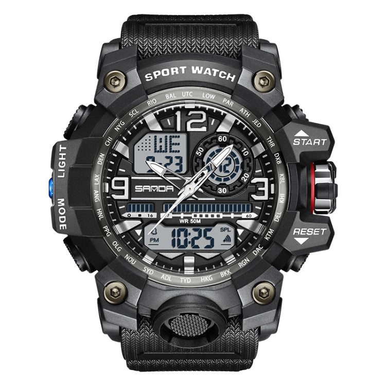 SANDA 3132 Men Multifunctional Waterproof Luminous Sports Watch