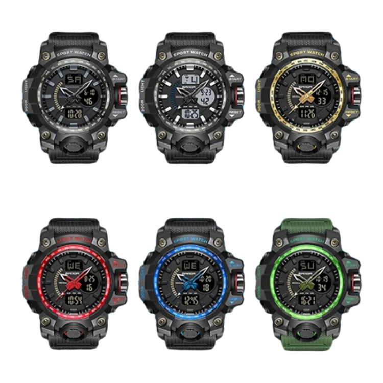 SANDA 3132 Men Multifunctional Waterproof Luminous Sports Watch