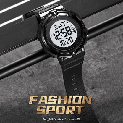 SKMEI 2010 Multifunctional Men 50M Waterproof Luminous Digital Wrist Watch