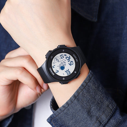 SKMEI 2068 Multifunctional Men 50M Waterproof Noctilucent Sports Digital Wrist Watch