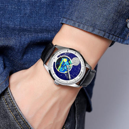 SKMEI 2115 Multifunctional Men Outdoor 30M Waterproof Moon Phase Quartz Watch