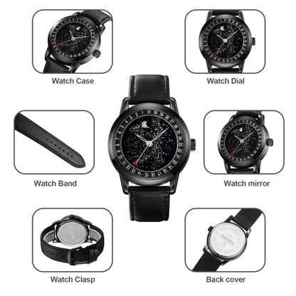 SKMEI 2116 Multifunctional Men 30M Waterproof Fashion Casual Quartz Watch
