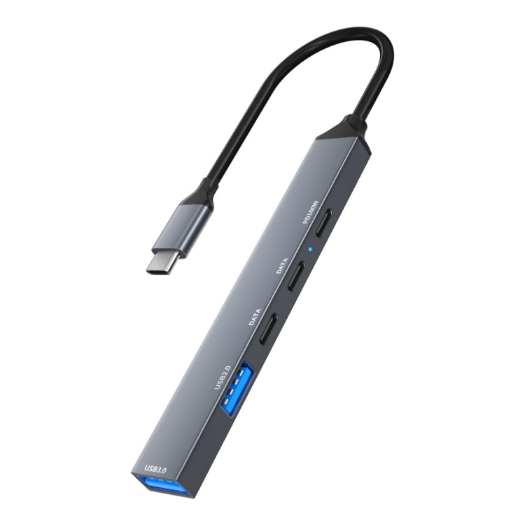ADS-809 PD 100W 5 in 1 USB-C / Type-C Port Multifunctional Docking Station, PD 100W 5 in 1