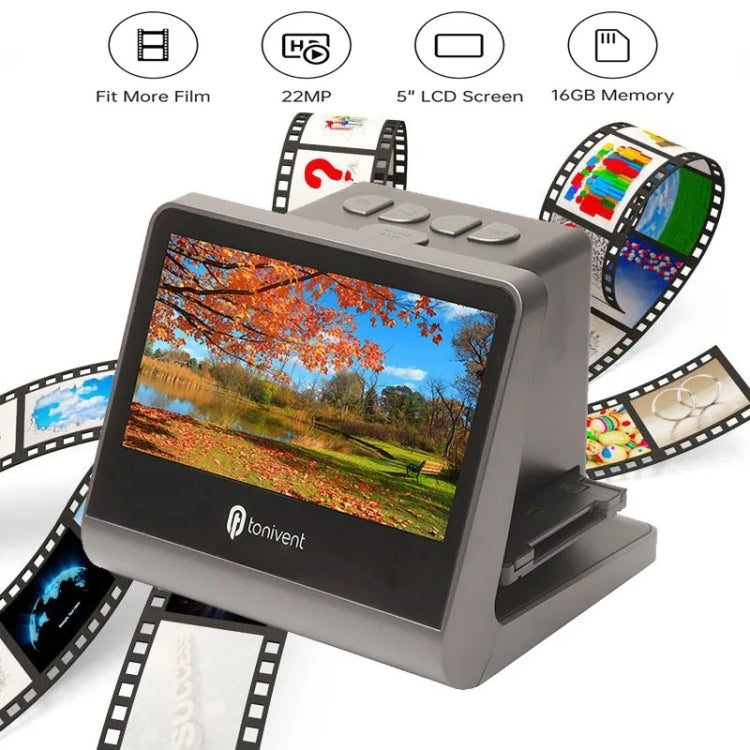 Tonivent TON171 22 Mega Pixels 5 inch HD Screen Film Scanner, TON171