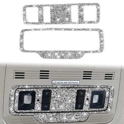 For Ford Mustang Mach E 2021 Car Reading Light Button Diamond Decorative Sticker, Reading Light Button