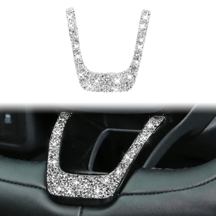 For Ford Mustang Mach E 2021 Car Steering Wheel Diamond Decorative Sticker, Steering Wheel