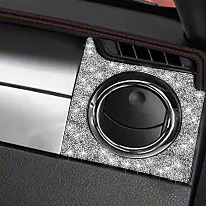 For Ford Mustang 2005-2009 Car Right Air Outlet Diamond Decorative Sticker, Left Drive, Right Air Outlet