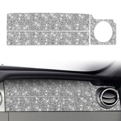 For Ford Mustang 2005-2009 Upper Part of Right Dashboard Diamond Decorative Sticker, Left Drive, Right Dashboard