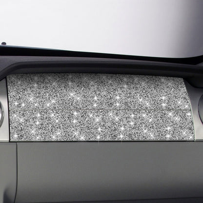 For Ford Mustang 2005-2009 Car Airbag Cover Diamond Decorative Sticker, Left Drive, Airbag Cover