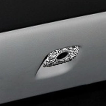 For Chevrolet Corvette C6 2005-2013 Car Passenger Side Storage Box Diamond Decorative Sticker, Left Drive