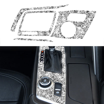 For Chevrolet Corvette C7 2014-2019 Car Gear Panel Diamond Decorative Sticker, Left Drive, Gear Panel