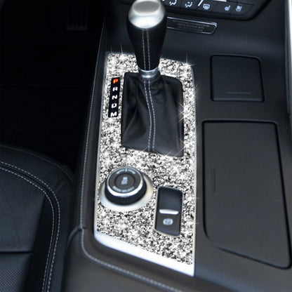 For Chevrolet Corvette C7 2014-2019 Car Gear Panel Diamond Decorative Sticker, Left Drive, Gear Panel
