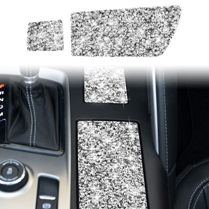 For Chevrolet Corvette C7 2014-2019 Car Cup Holder Cover Diamond Decorative Sticker, Left Drive, Cup Holder Cover
