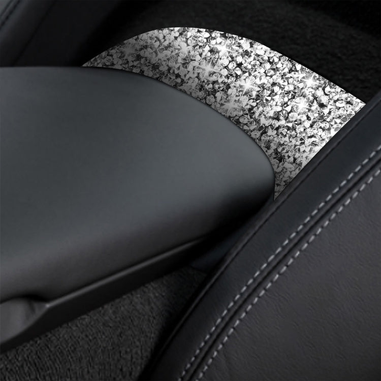 For Chevrolet Corvette C7 2014-2019 Car Rear Center Part Diamond Decorative Sticker, Left Drive, Rear Center Part