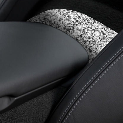 For Chevrolet Corvette C7 2014-2019 Car Rear Center Part Diamond Decorative Sticker, Left Drive, Rear Center Part