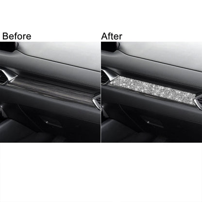 For Mazda CX-5 2017-2018 Car Instrument Panel Diamond Decorative Sticker,Left and Right Drive Universal, Car Instrument Panel
