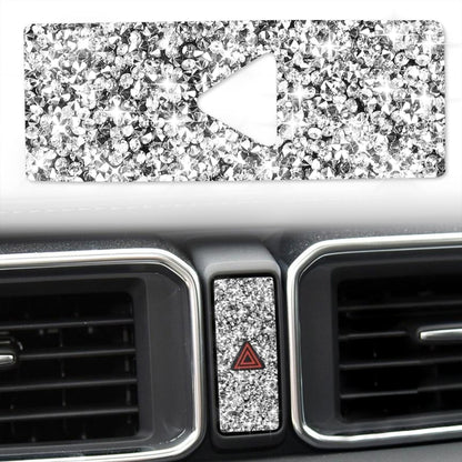 For Mazda CX-5 2017-2018 Car Warning Light Diamond Decorative Sticker,Left and Right Drive Universal, Car Warning Light