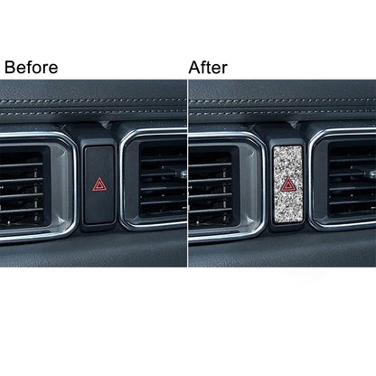 For Mazda CX-5 2017-2018 Car Warning Light Diamond Decorative Sticker,Left and Right Drive Universal, Car Warning Light