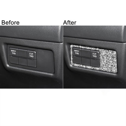 For Mazda CX-5 2017-2018 Car Headlight Panel Diamond Decorative Sticker, Right Drive, Car Headlight Panel, Right Drive