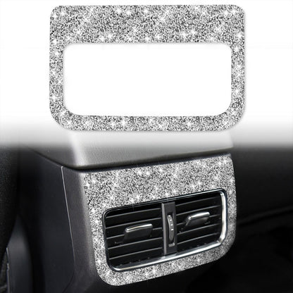 For Mazda CX-5 2017-2018 Car Rear Exhaust Vent Diamond Decorative Sticker,Left and Right Drive Universal, Car Rear Exhaust Vent